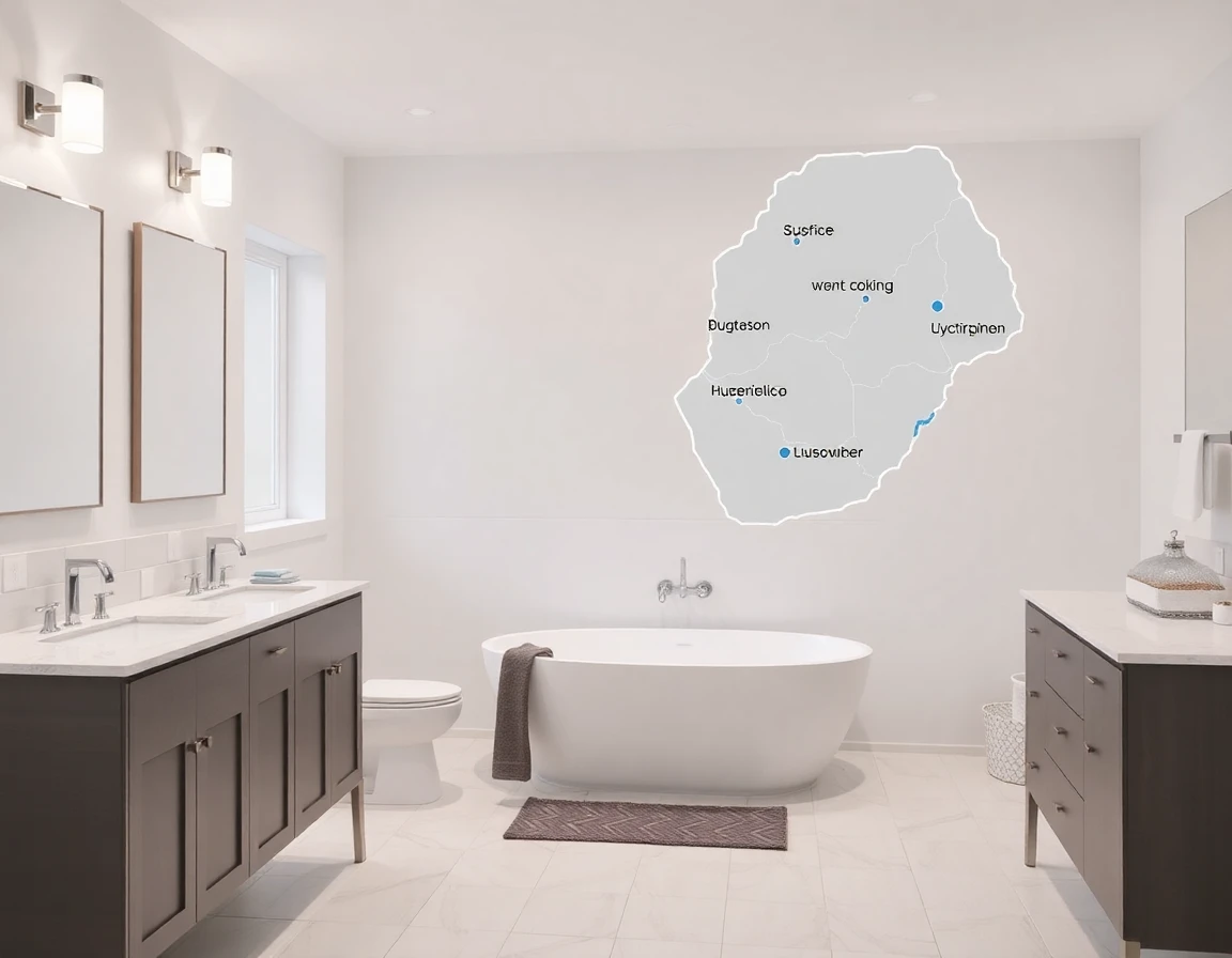 Bathroom Remodeling Service Areas Map